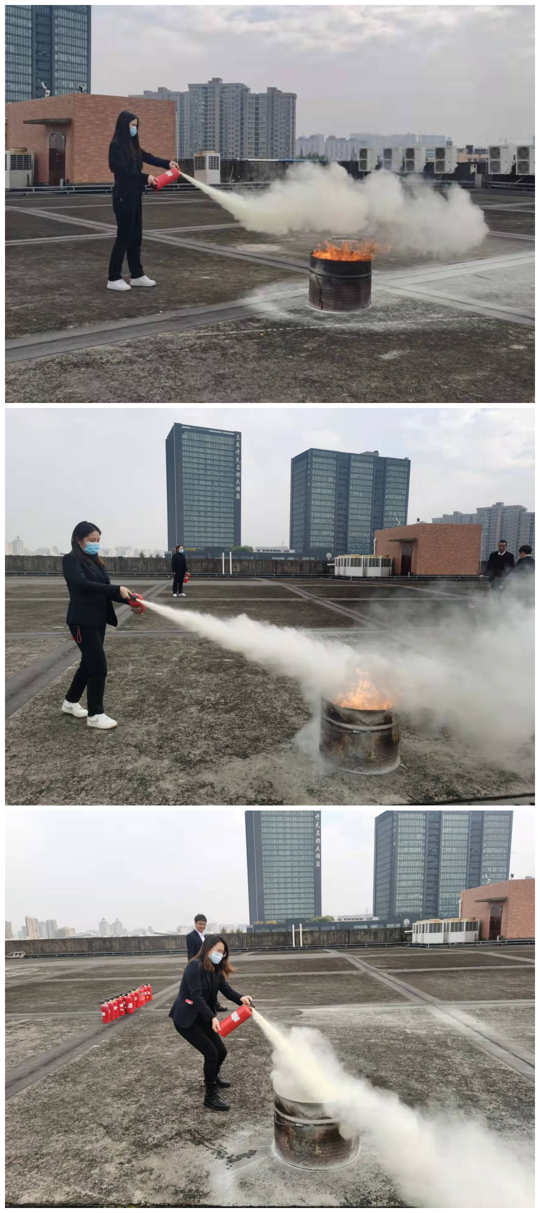 尊龙凯时市场开展行政人员消防培训