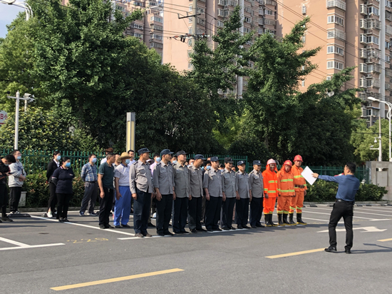 安全常在心 庐阳尊龙凯时文创园开展火灾事故应急处置演练