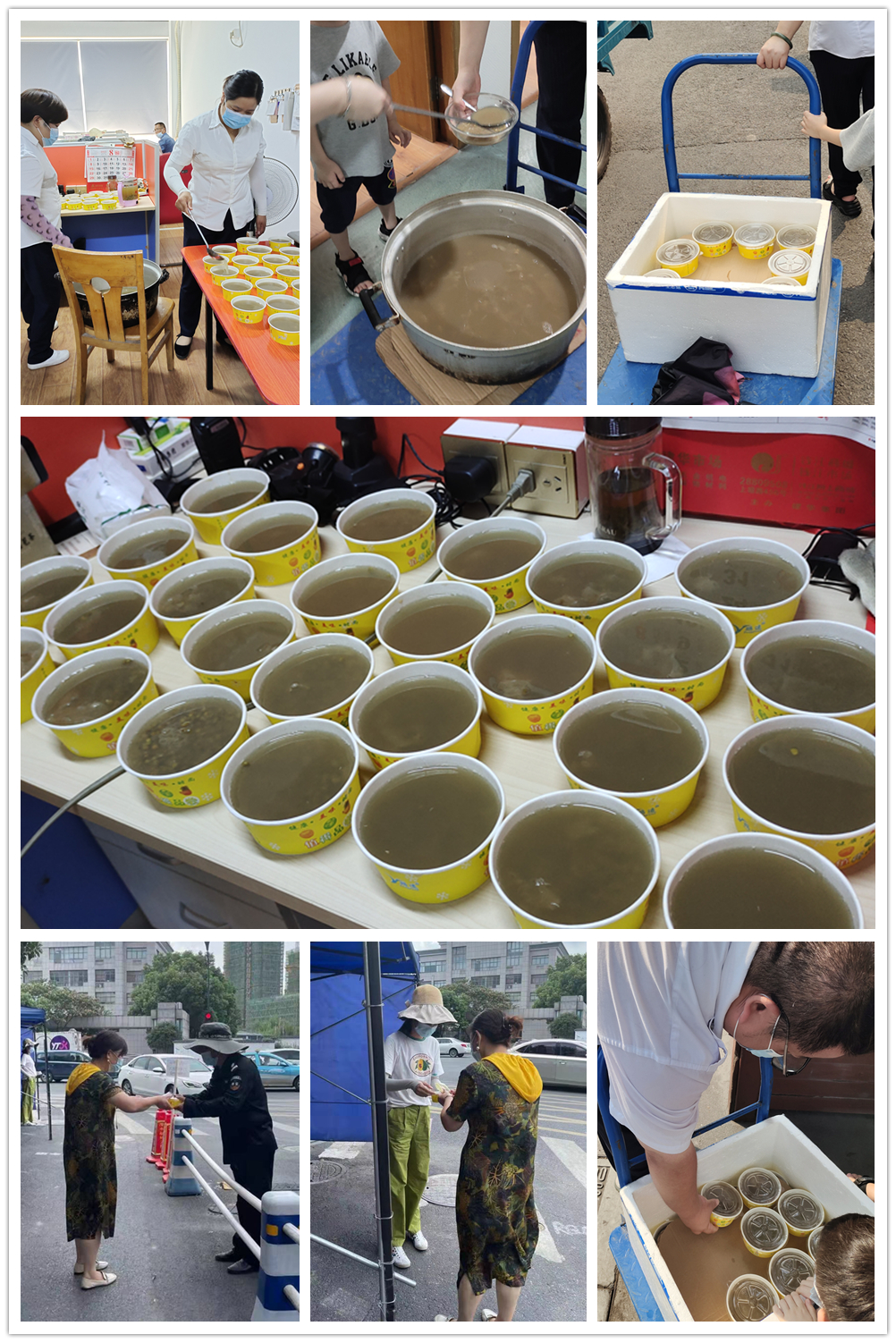 尊龙凯时市场高温解暑送清凉