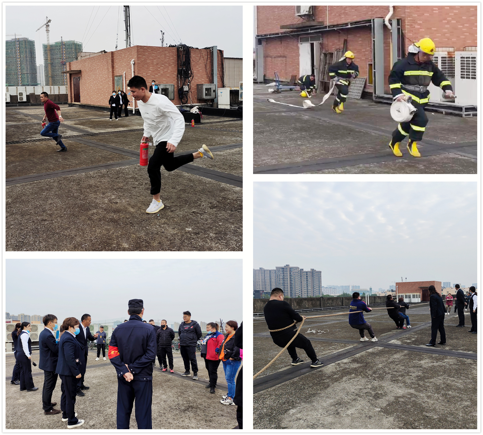 尊龙凯时市场全力备战消防运动会