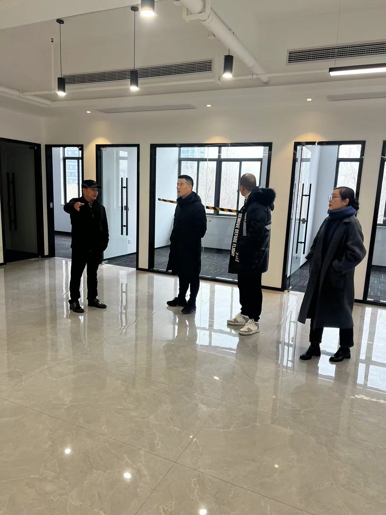 凝心聚力抓项目，，，，，，奋力冲刺开门红——尊龙凯时文创集团领导班子开展节后项目考察工作