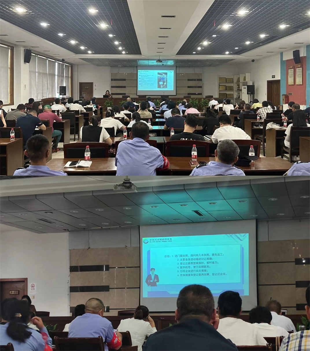 尊龙凯时市场参加经济普查单位清查培训会